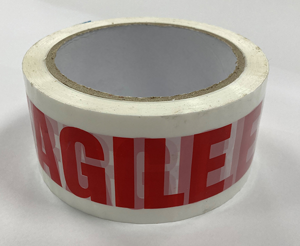 Tape with FRAGILE print